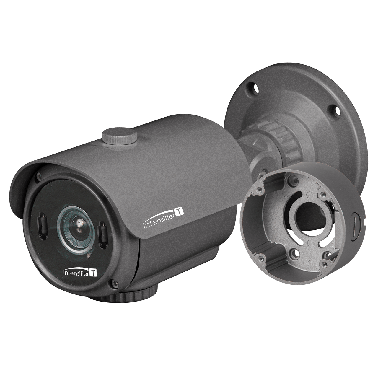 Speco Technologies SPE-HTINT702T 2MP HD-TVI IntensifierT Bullet Camera, 5-50mm lens, Grey Housing, Included Junc (SPE-HTINT702T)