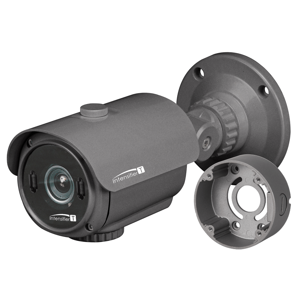 Speco Technologies SPE-HTINT70T 2MP HD-TVI IntensifierT Bullet Camera, 2.8-12mm lens, Grey Housing, Included Jun (SPE-HTINT70T)
