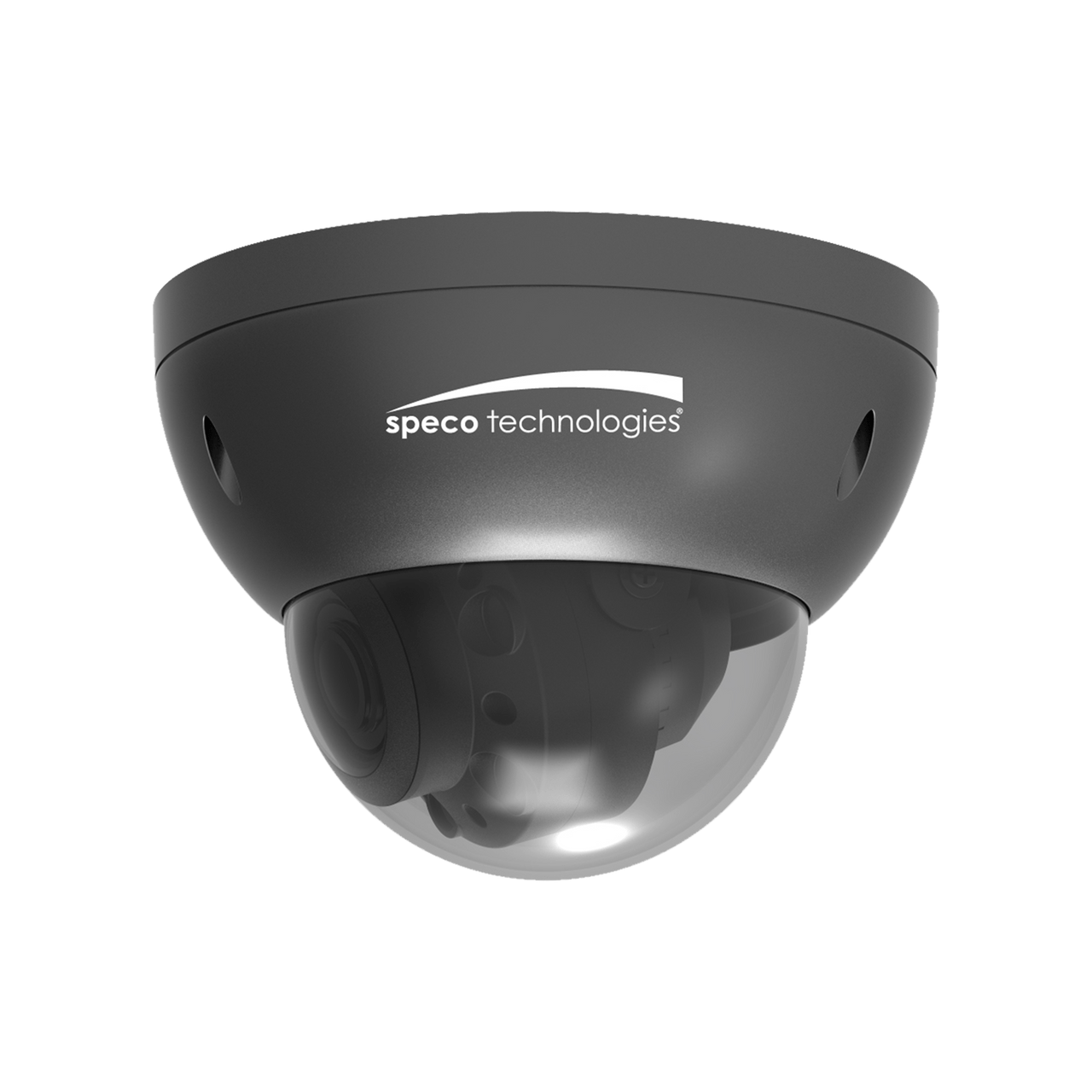 Speco Technologies SPE-HTiD21TM 2MP HD-TVI Intensifier Dome Camera, 2.8-12mm Motorized Lens, Grey Housing, UL (SPE-HTiD21TM)