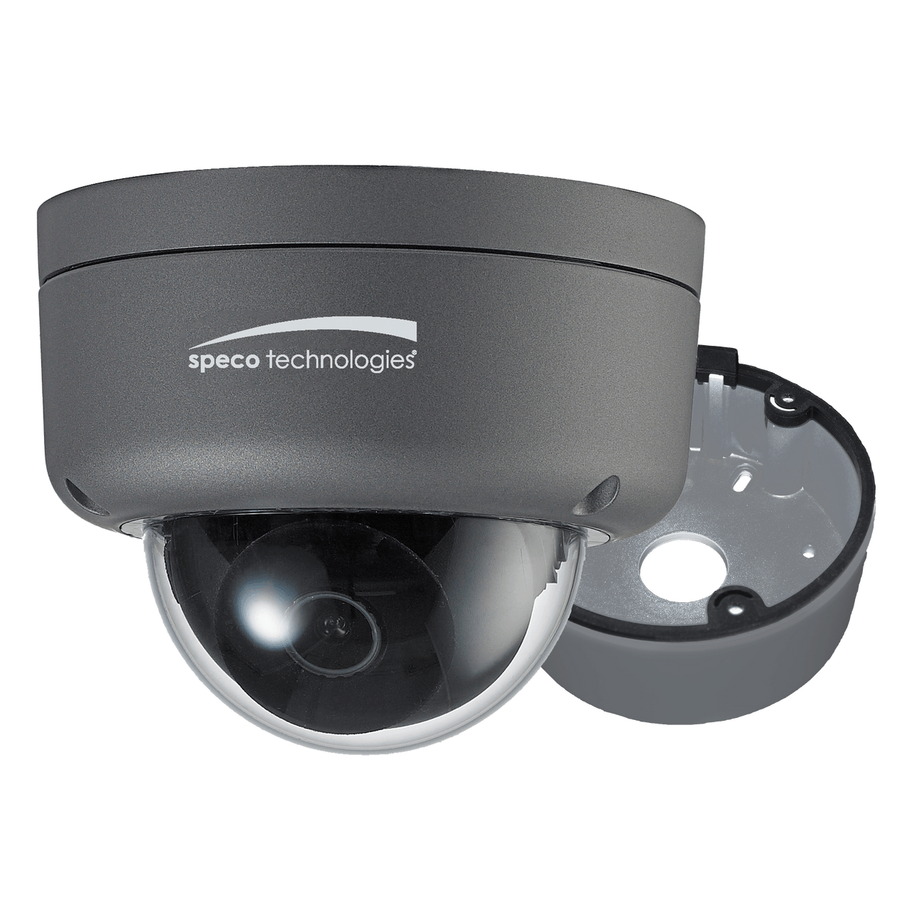 Speco Technologies SPE-HiD8 2MP Ultra Intensifier HD-TVI Dome Camera, 3.6mm lens, Included Junction Box, Dar (SPE-HiD8)