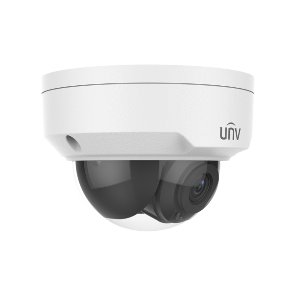 Uniview IPC325ER3-DUVPF40 LightHunter Vandal Dome Camera, Fixed 4.0mm, IK10