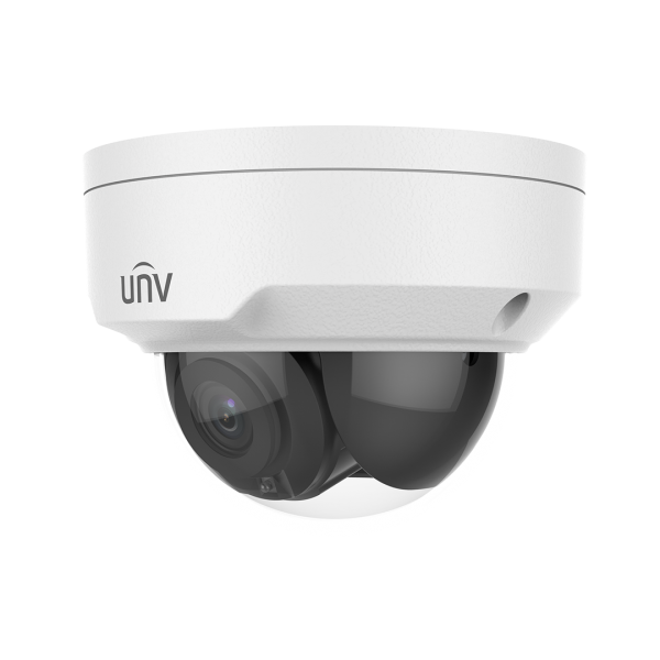 Uniview IPC325ER3-DUVPF40 LightHunter Vandal Dome Camera, Fixed 4.0mm, IK10