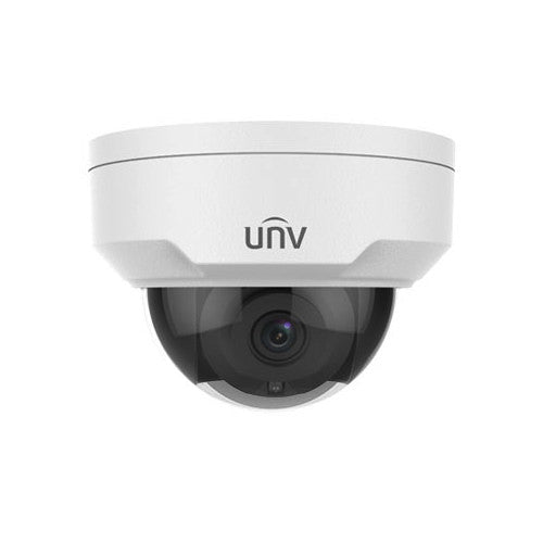 Uniview IPC325ER3-DUVPF40 LightHunter Vandal Dome Camera, Fixed 4.0mm, IK10