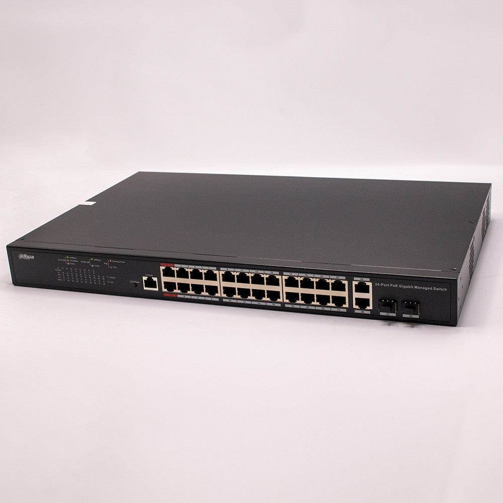 Dahua DH-PFS4226-24GT-370 24-port Managed PoE Gigabit Ethernet Switch