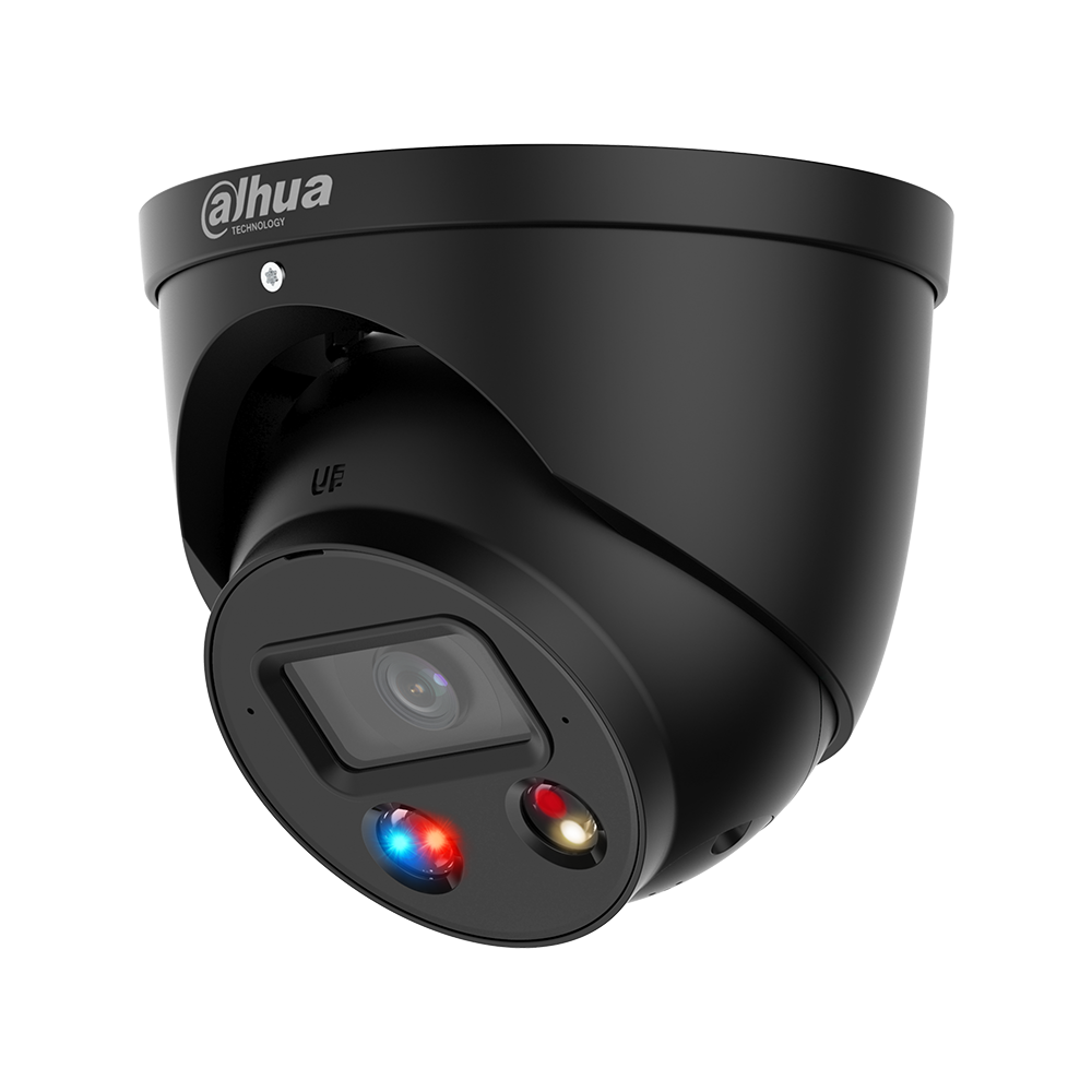 Dahua N83BU82-B 8MP TiOC Eyeball 2.8mm, White-light LEDs, Enhanced Starlight, Flashing Lights, Basic Night Color, Lite Series, Black