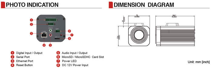 ACTi KCM-5211 4-Megapixel Box IP Camera