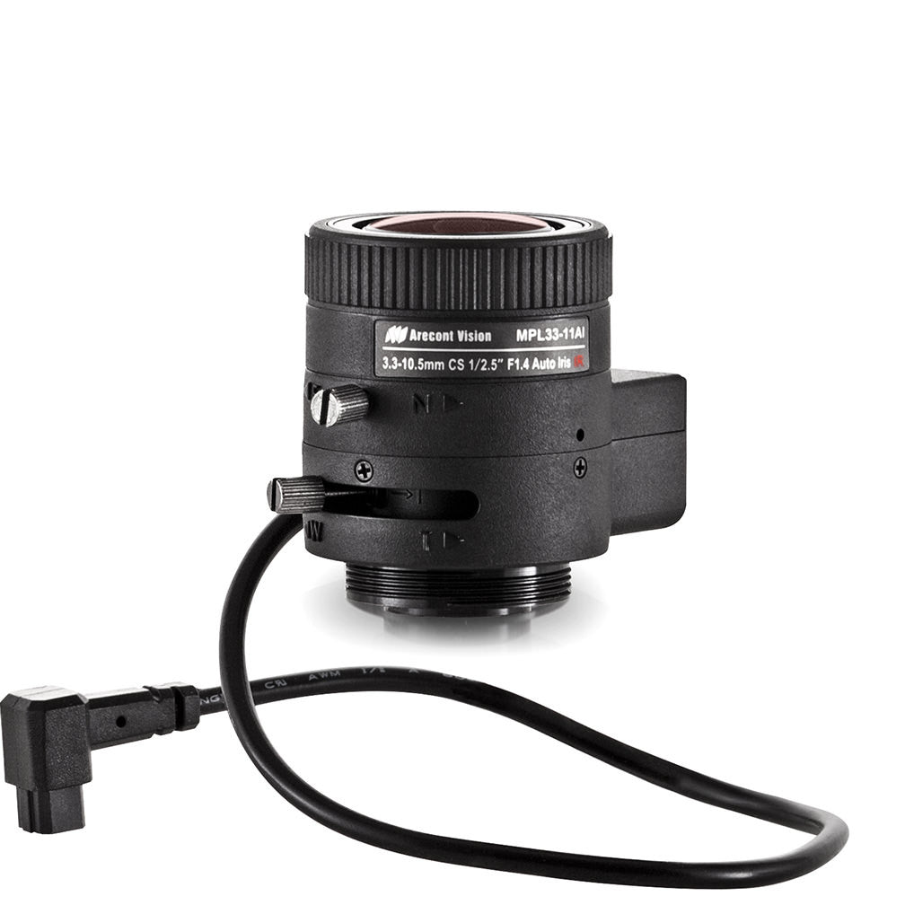 Arecont Vision MPL33-11AI 3.3-11mm, 1/2.5, f1.4 CS-mount, IR corrected, DC Auto Iris (ARE-MPL33-11AI)