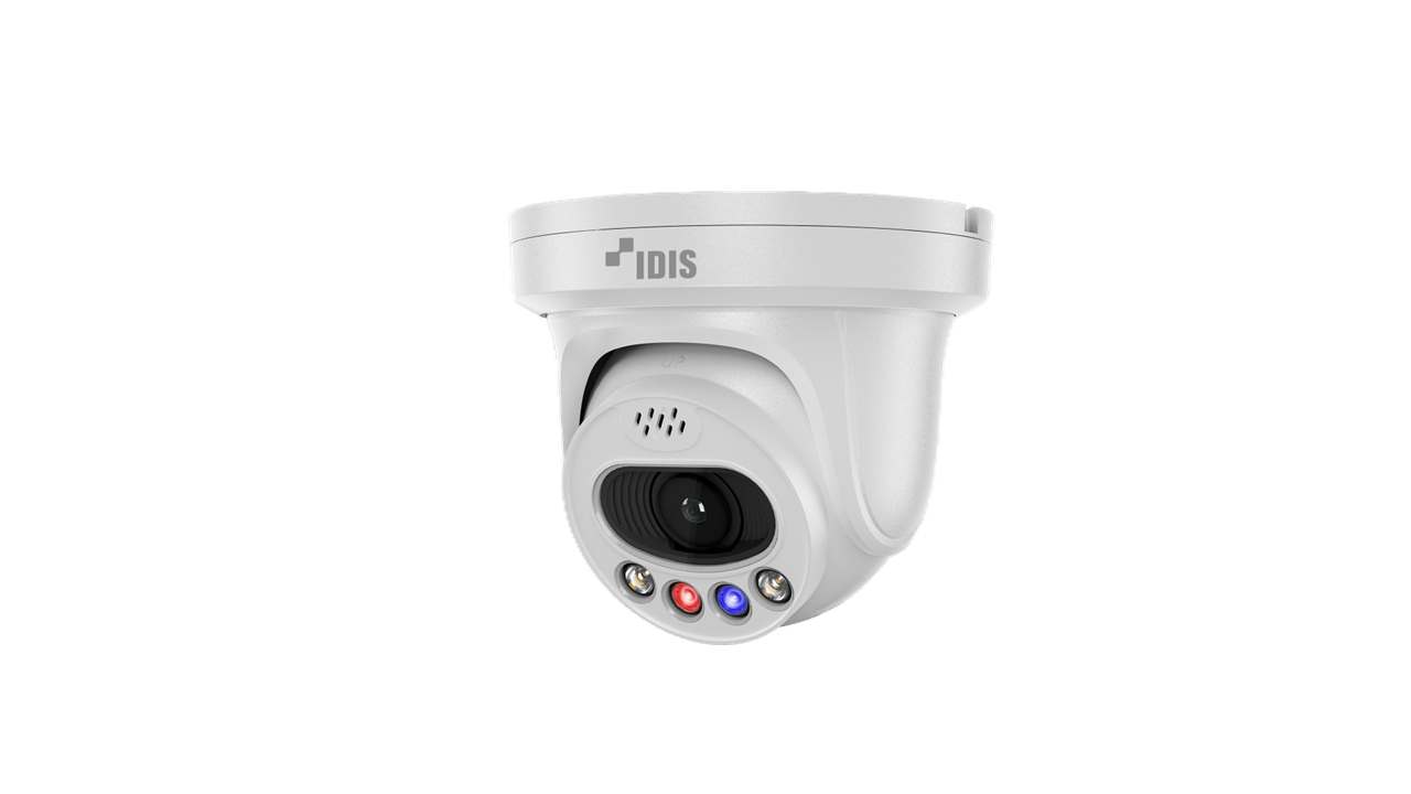IDIS DC-D1414WEG 4M Turret Dome Camera, 2.8mm 12vdc, PoE IEEE 802.3af 9.5W
