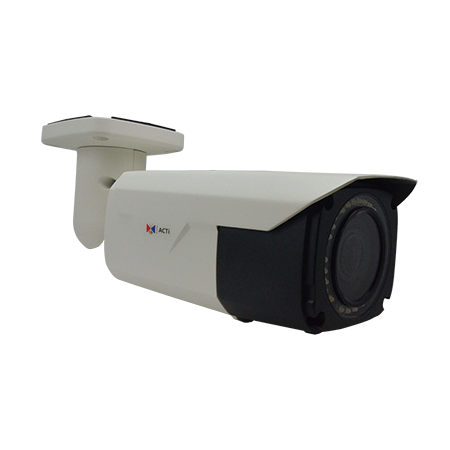 ACTi A815 8MP Face, People and Car Detection Zoom Bullet with D/N, Adaptive IR, Extreme WDR, SLLS, 4.3x Zoom Lens