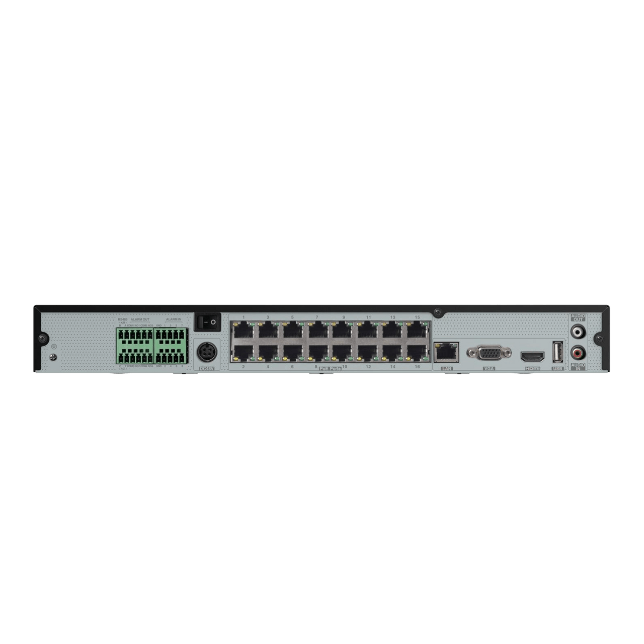 Speco Technologies N16NRE14TB 16 Channel Facial Recognition Recorder with Smart Analytics- 14TB