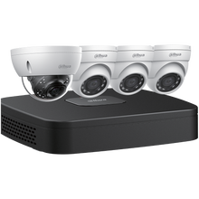 Dahua N448D42 4K Network Security System (1 x 4K Dome + 3 x 4MP Eyeball + NVR)