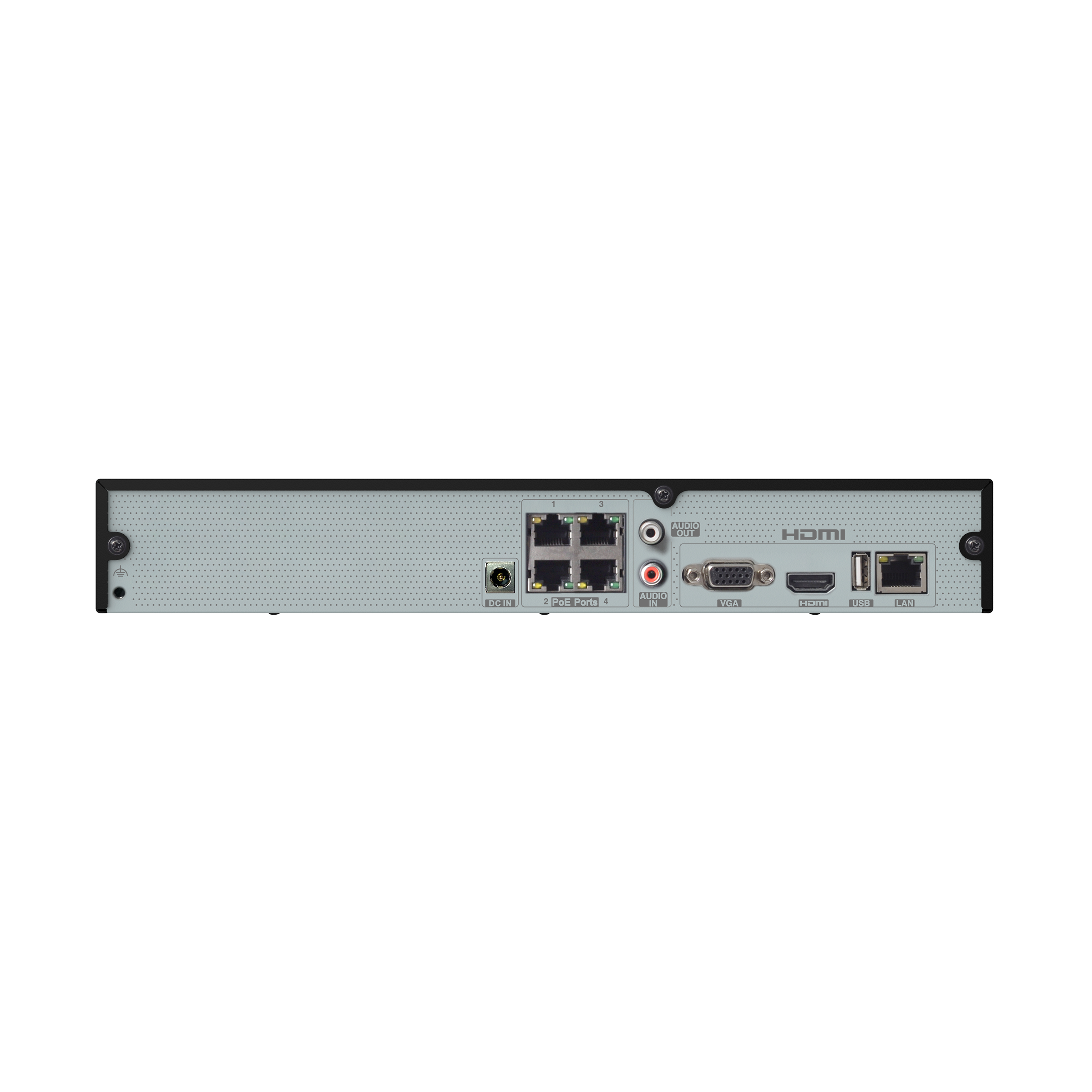 Speco Technologies N4NRM 4 Channel 4K H.265 NVR with PoE and 1 SATA- NDAA Compliant