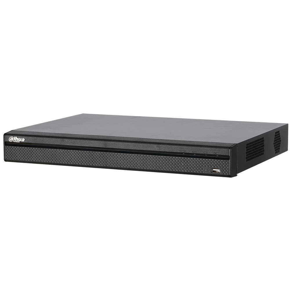 Dahua N52B3P ePoE NVR 16CH 1U ePOE 4K, 2 SATA Bays, HDDs sold separately