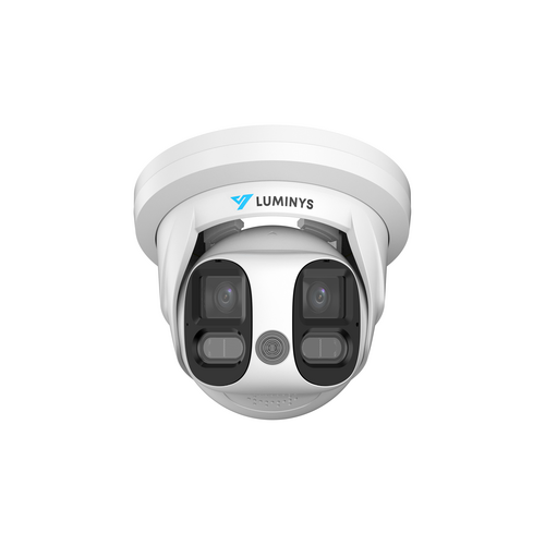 Luminys N5P-8DA2 2 x 4MP Network LumiDeterrent Stitched Turret Camera (2.8 mm)