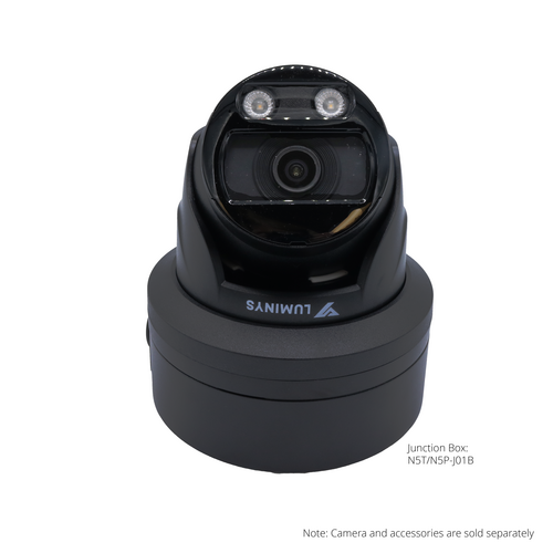 Luminys N5T-8LA2B 8MP Network LumiLuxSmart Black Turret Camera (2.8 mm)