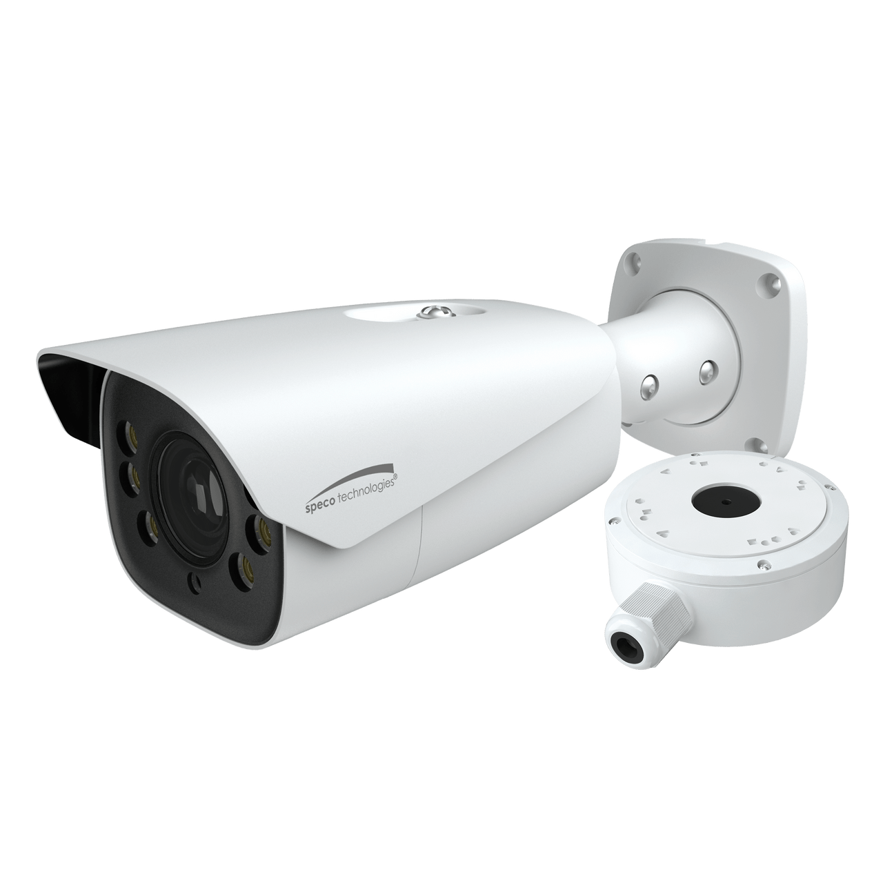 Speco Technologies SPE-O2BFRM 2MP IP Bullet Camera with Facial Recognition, 7-22 mm motorized lens, Included J (SPE-O2BFRM)