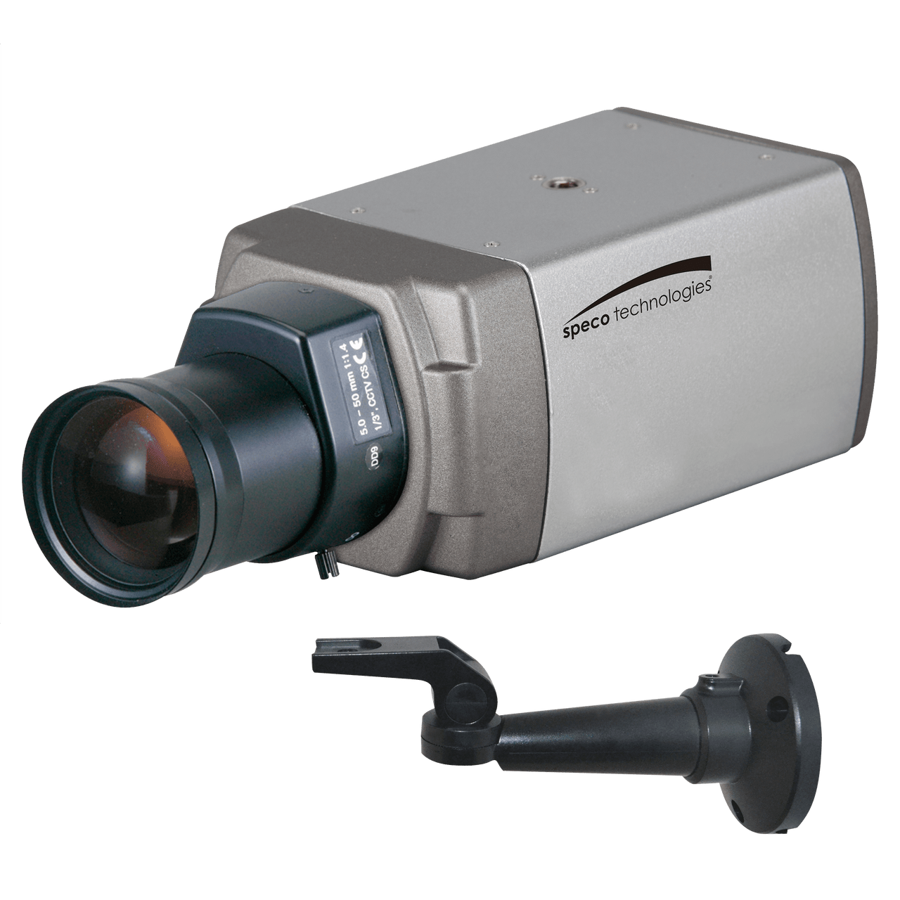 Speco Technologies SPE-O2T7 2MP Intensifier IP Traditional Camera, Uses CS Type Lenses, Gray Housing (SPE-O2T7)
