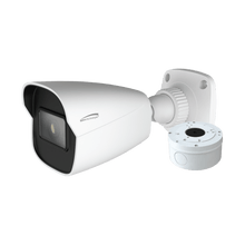 Speco Technologies O4B6 4MP H.265 AI Bullet IP Camera, IR, 2.8mm lens, Included Junc Box, White Housing
