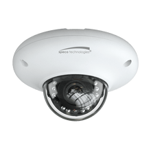 Speco Technologies O4P4 4MP H.265 Mini Dome AI IP Camera,IR, 2.8mm lens, White housing, Included Wall Bckt