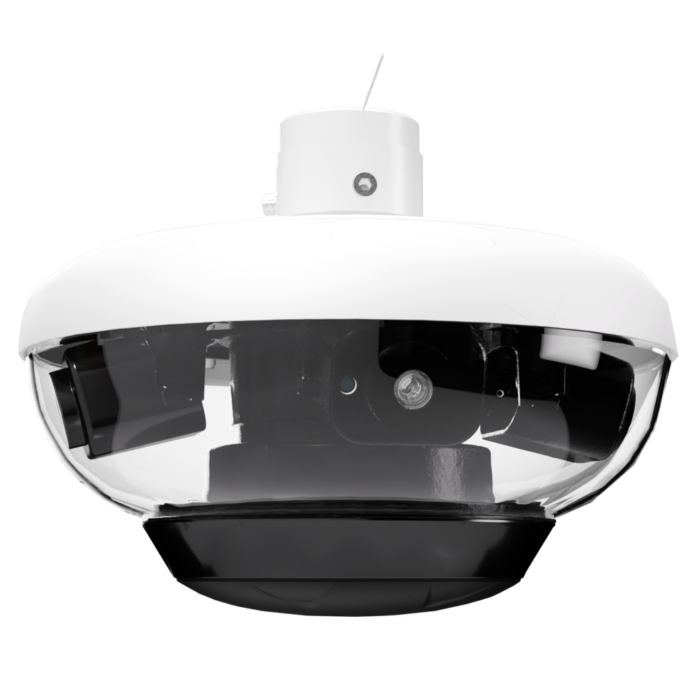 Speco Technologies O84S 8MP (4x 2MP) Quad view IP Camera with Included Ceiling Mount, White