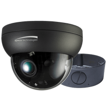 Speco Technologies O8FD4M 4K FIT Dome IP Camera, 3.6-11mm Motorized lens, Included Junction Box, Dark Grey, TAA