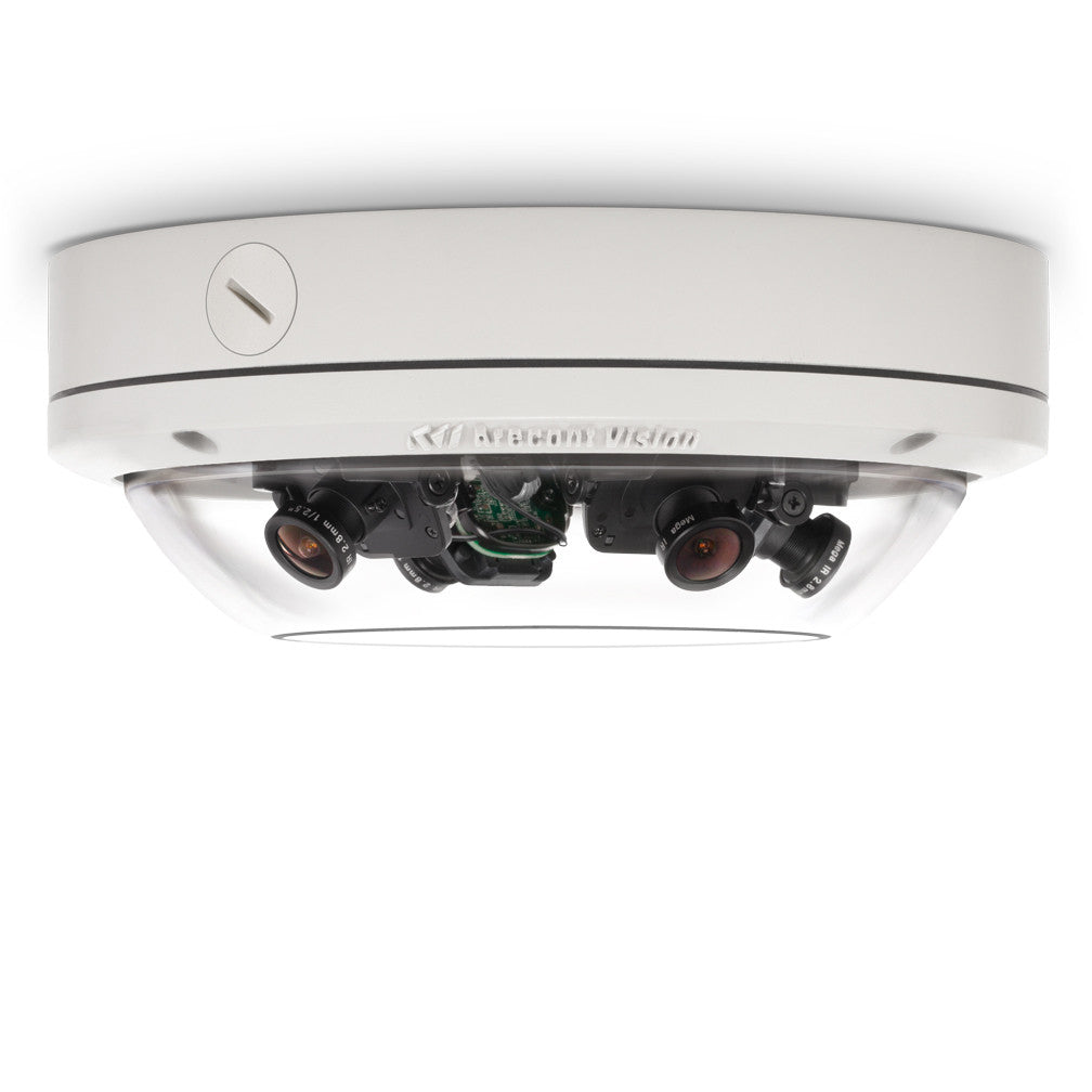 Arecont Vision AV12176DN-08 12 Megapixel WDR & Day/Night H.264/MJPEG Omni-Directional Camera, 4 x 2048x1536