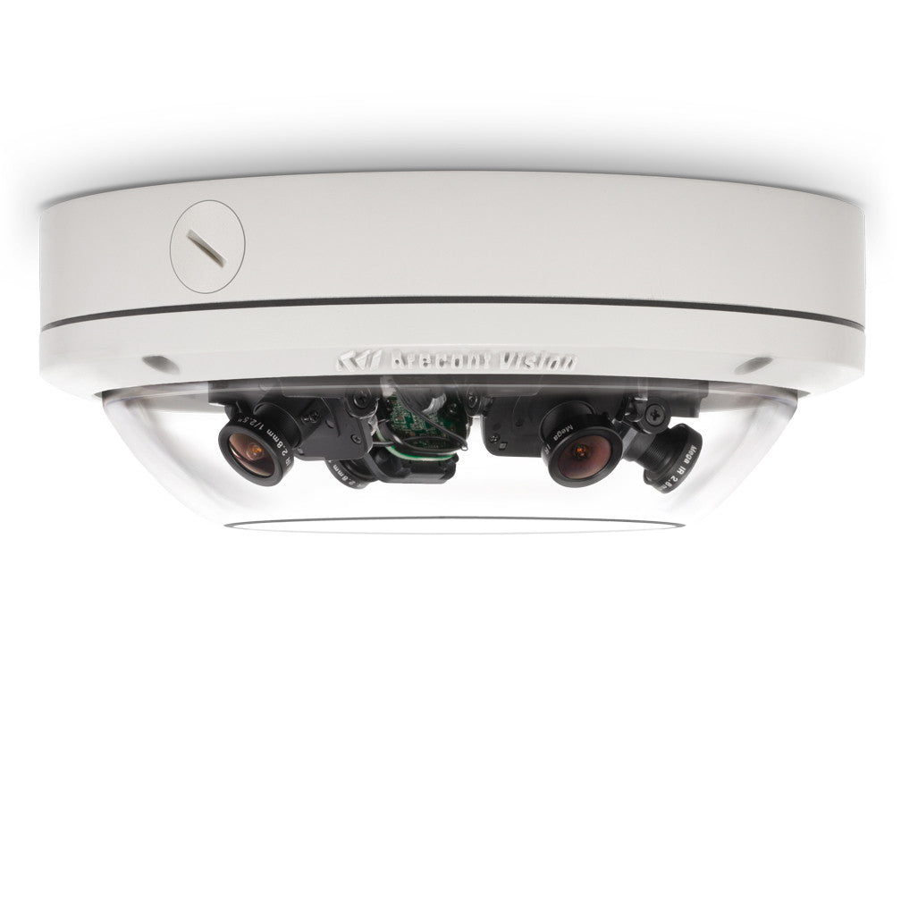 Arecont Vision AV12176DN-28 12 Megapixel WDR & Day/Night H.264/MJPEG Omni-Directional Camera, 4 x 2048x1536
