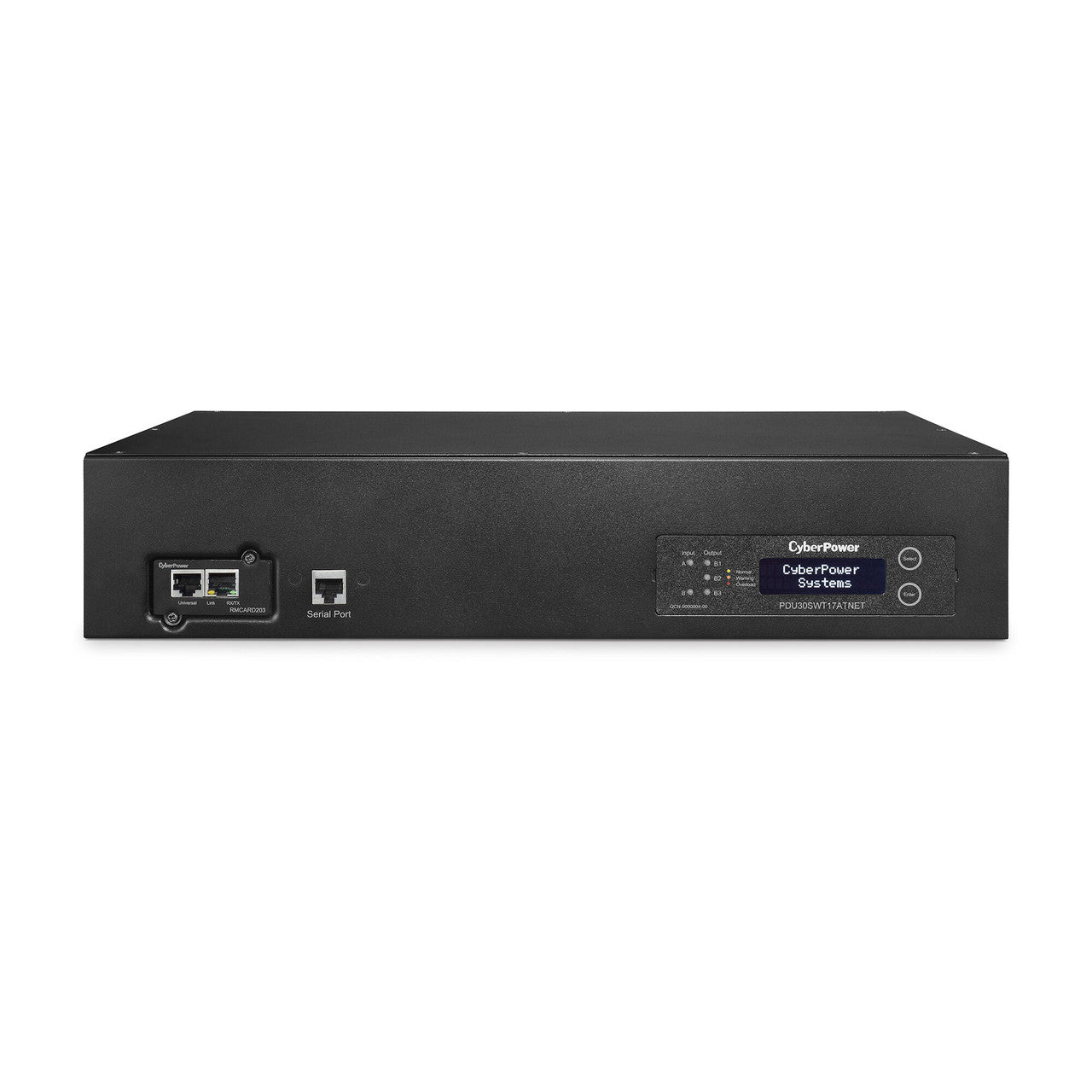 CyberPower PDU30SWT17ATNET 30A (Derated to 24A), 100 V - 120 V, 50/60Hz, 2U Rackmount, 3 year warranty