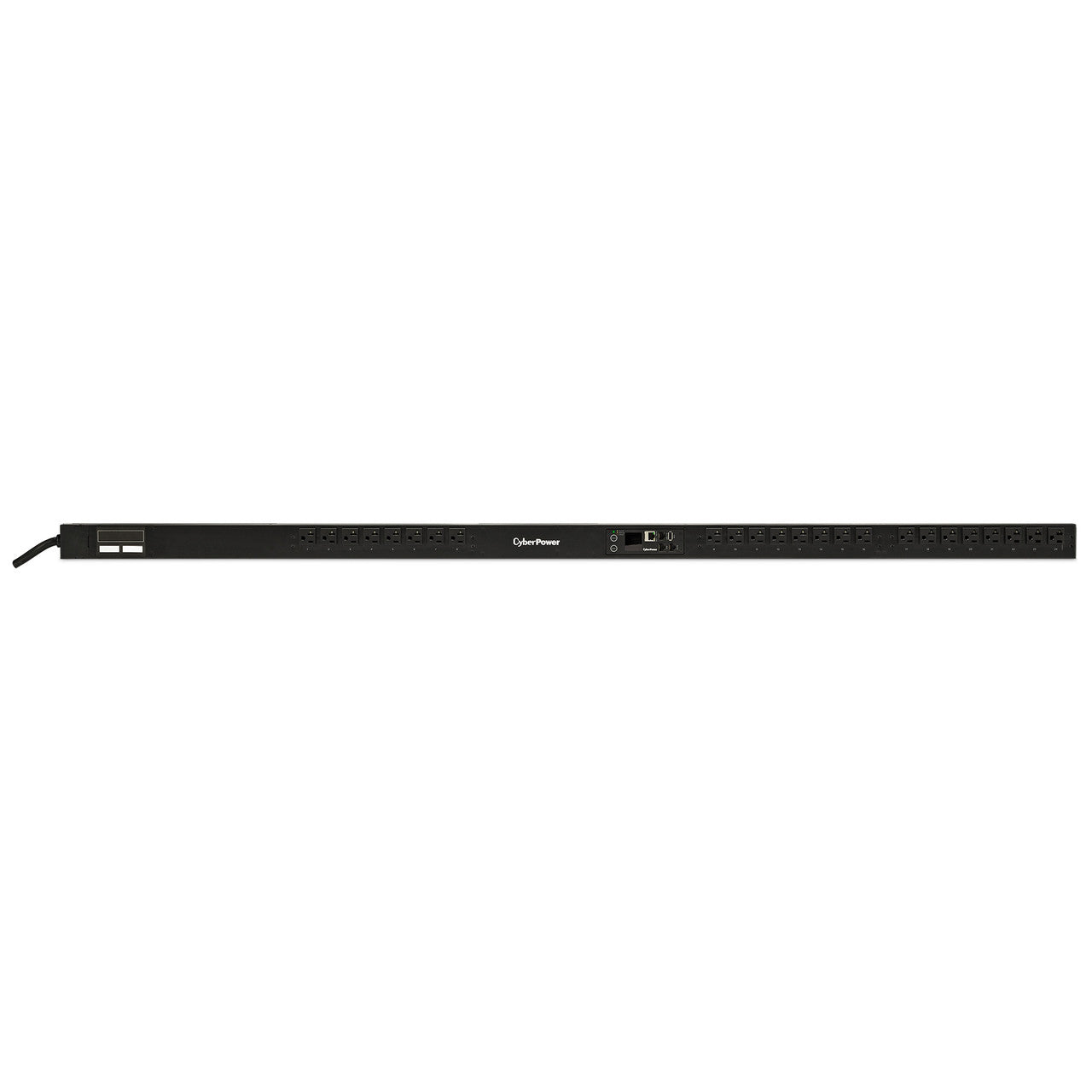 CyberPower PDU31101 MONITORED PDU, 20A (DERATED TO 16A), 100-120V, 50/60 HZ, 24 x NEMA 5-20R OUTLETS