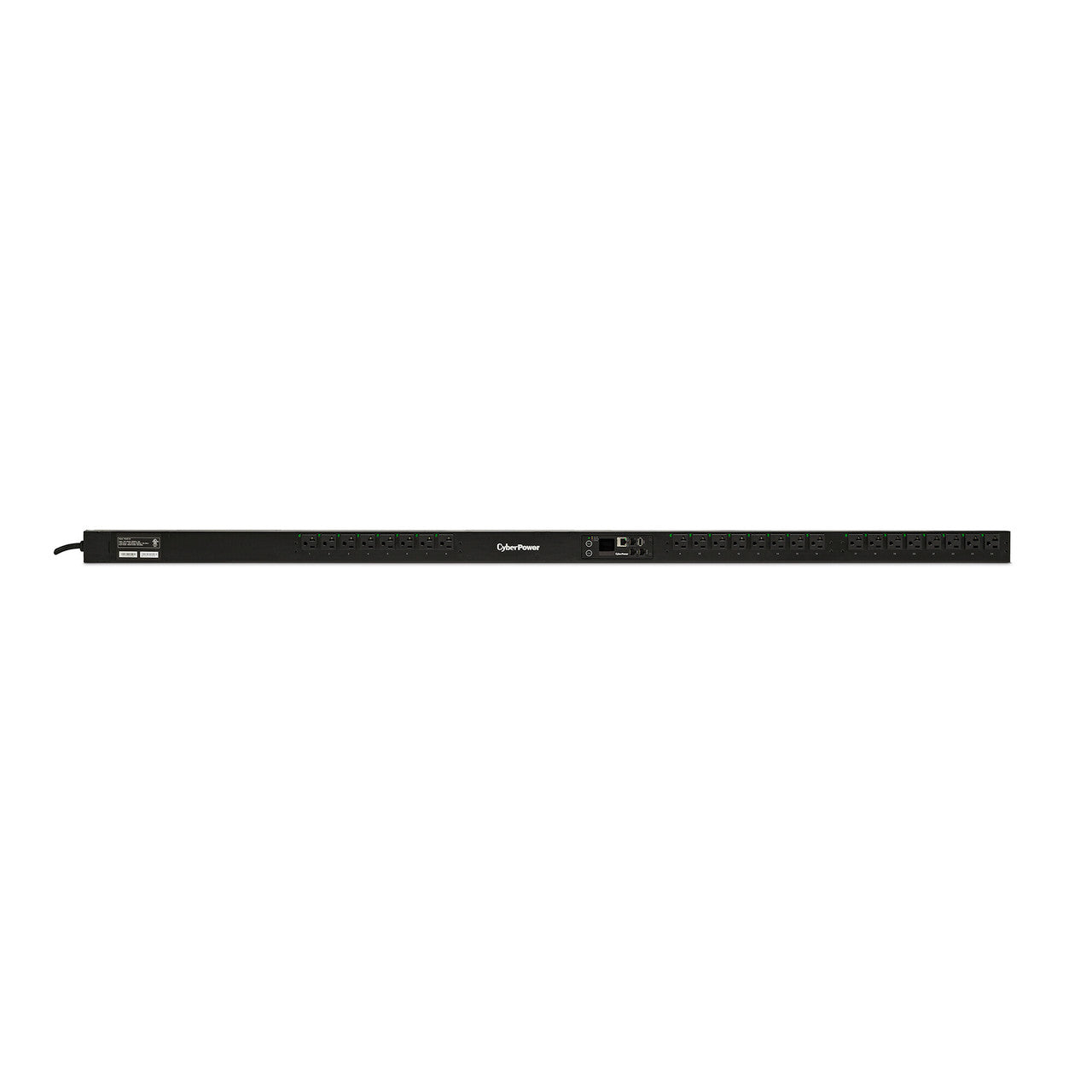 CyberPower PDU41101 Switched PDU 20A SNMP (L)5-20P Input 120V (24) NEMA5-20R Outlets 10ft Cord 3Yr Wty