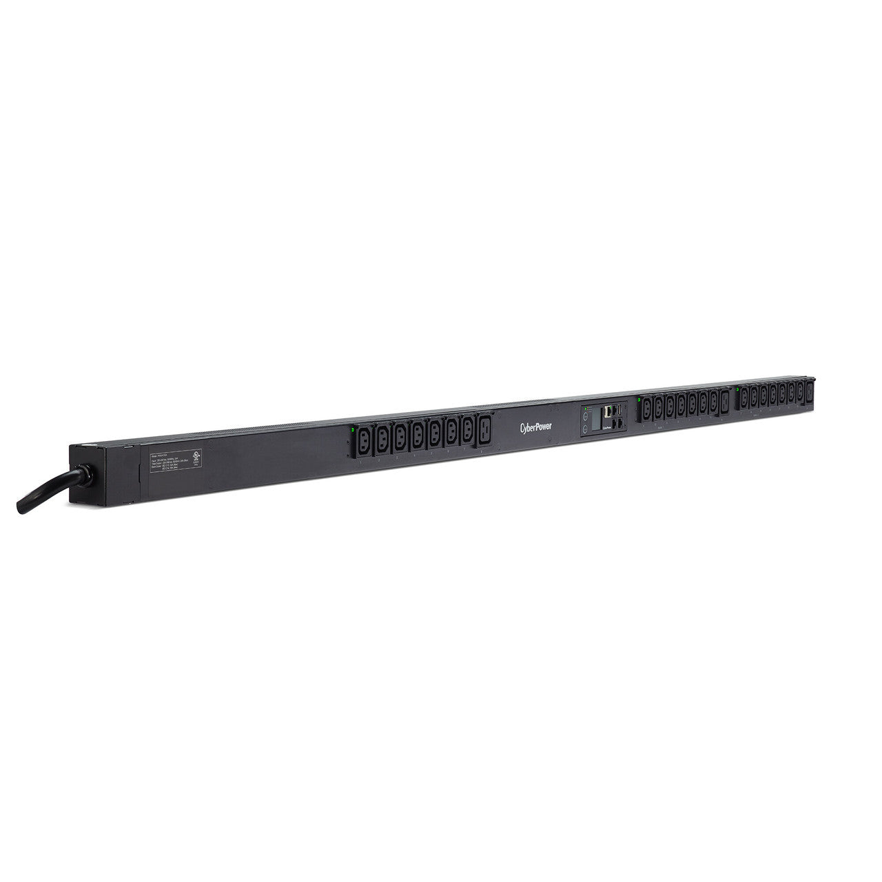 CyberPower PDU41104 SWITCHED PDU, 20A (DERATED TO 16A), 200-240V, 50/60 HZ, 21 x IEC-320 C13 OUTLETS + 3 x IEC-320 C19 OUTLETS