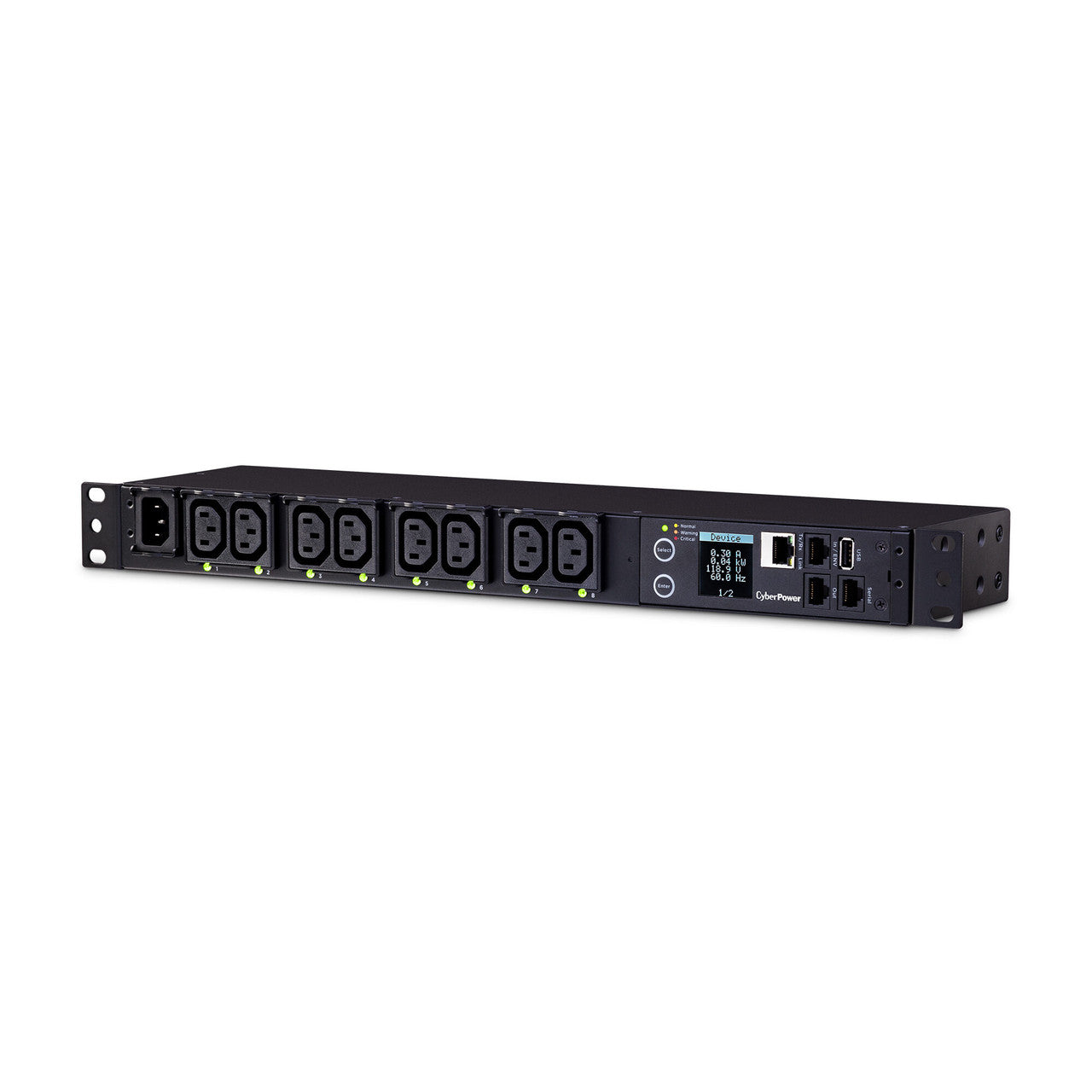 CyberPower PDU81004 SW MBO PDU 15A 100-240V Metered-by-Outlet Switched PDU 8 C13 Outlets 10ft cord 3yr Warranty