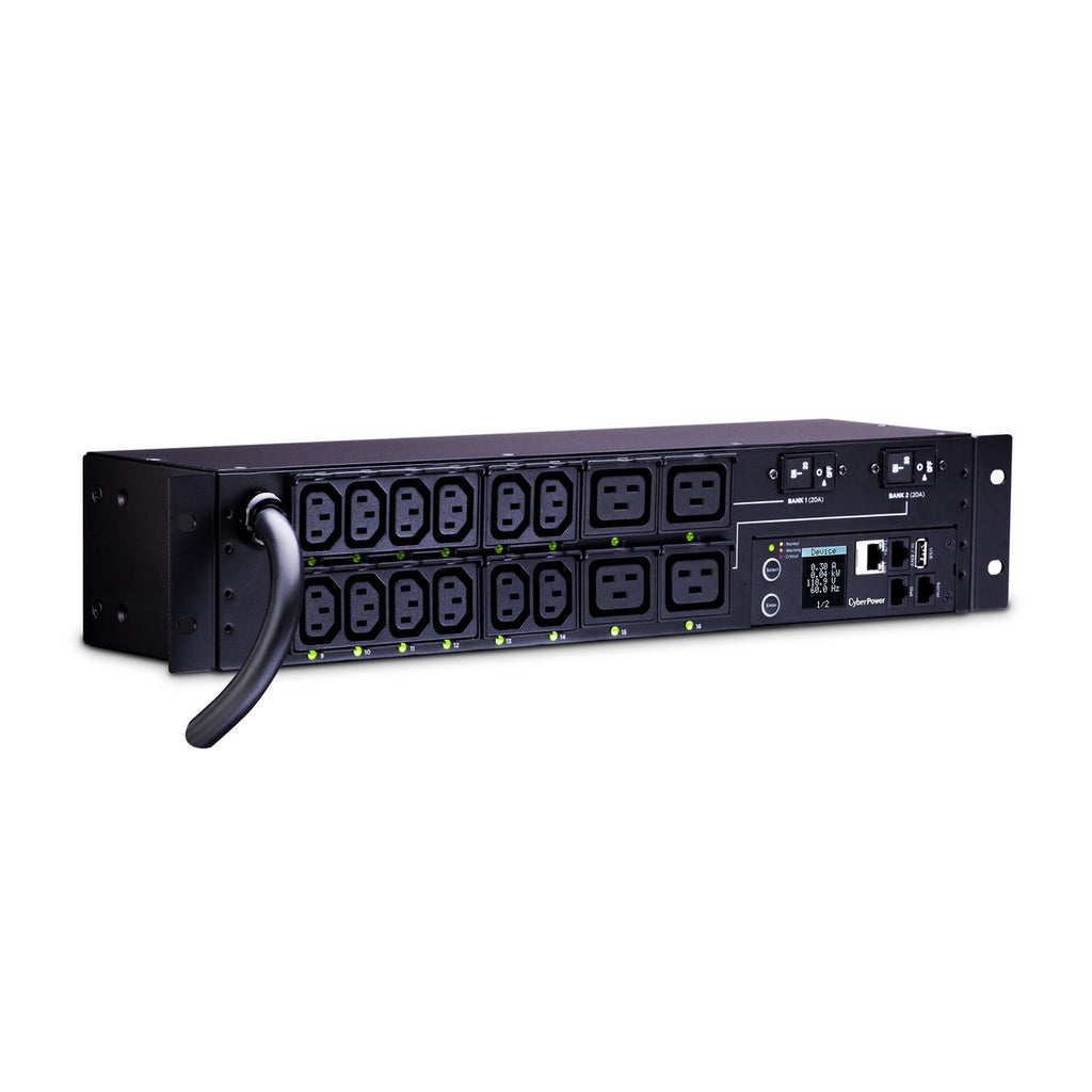 CyberPower PDU81008 SW MBO PDU 30A 208V Metered-by-Outlet Switched PDU