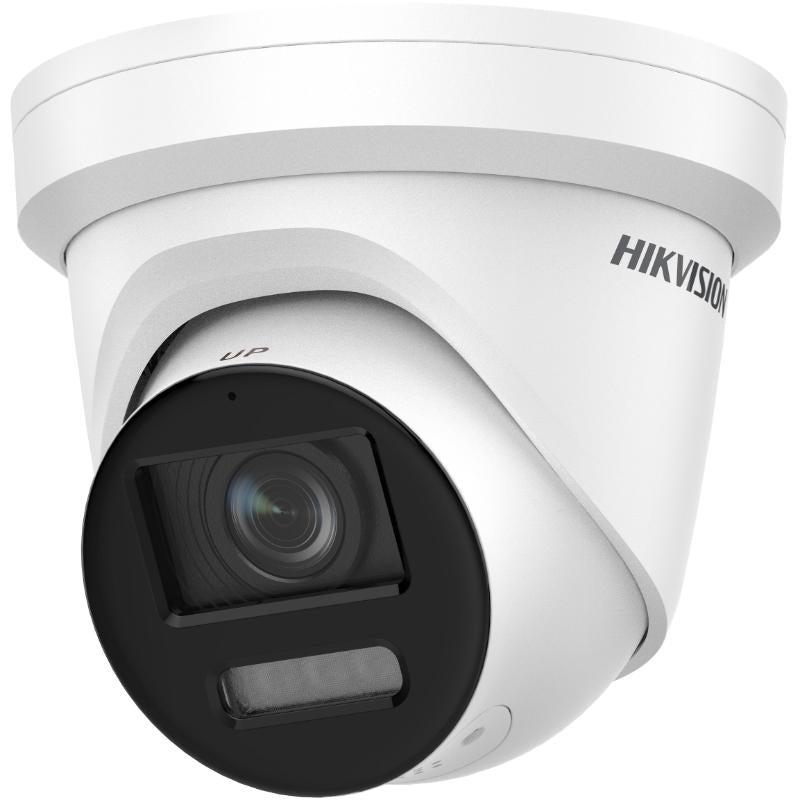 Hikvision DS-2CD2387G2-LSU/SL BLACK 8MP ColorVu Strobe Light and Audible Warning Fixed Turret Network Camera