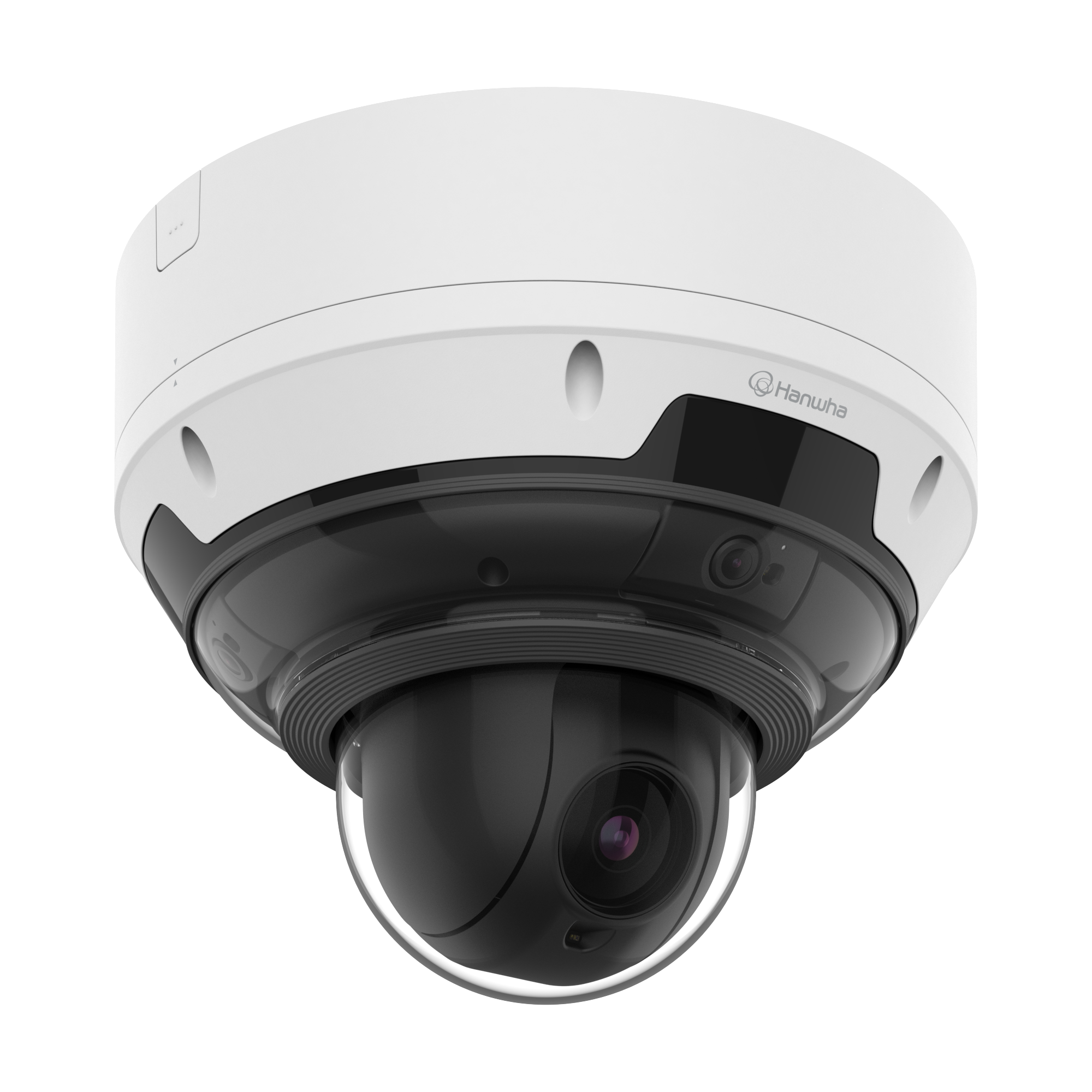 Hanwha PNM-C19183RVTP 3CH + PTZ, AI, IR Multi directional outdoor camera / 5MP x 3CH + 4MP 18x PTZ
