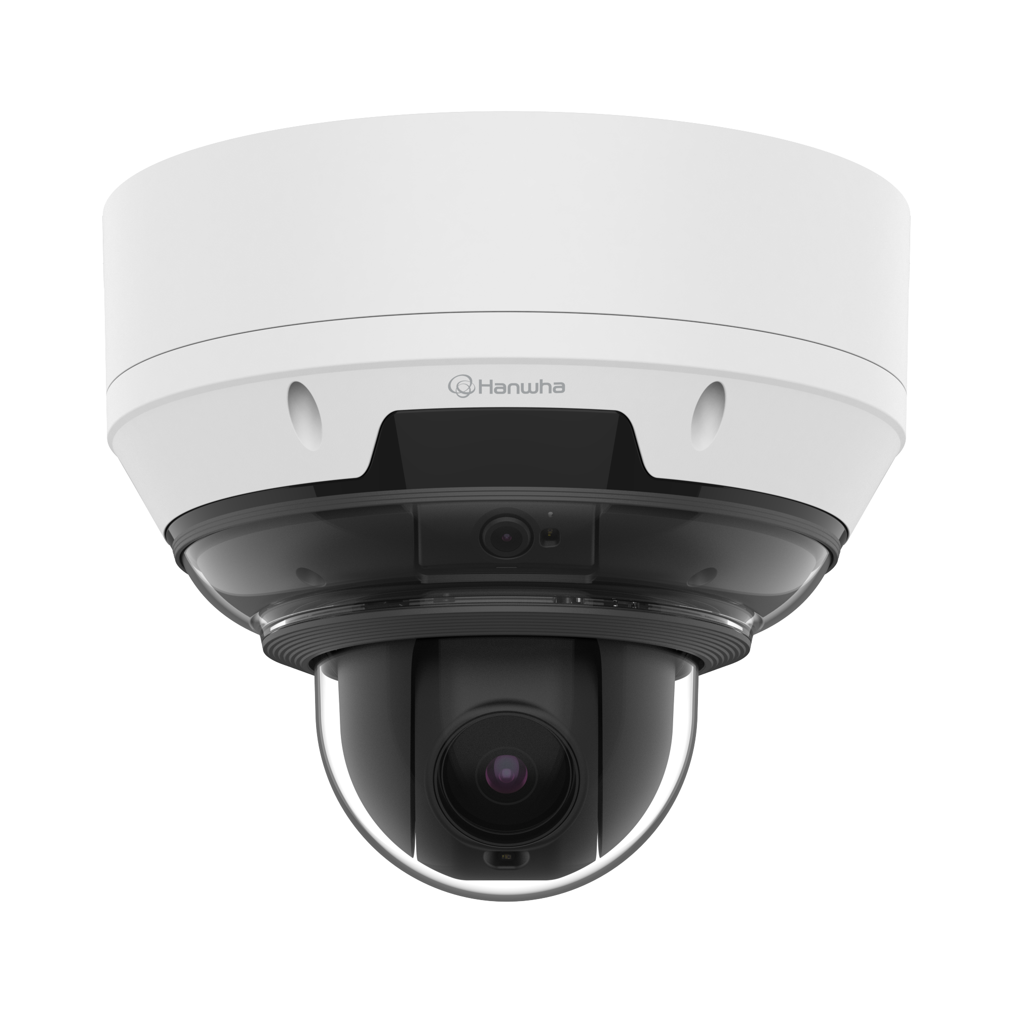 Hanwha PNM-C19183RVTP 3CH + PTZ, AI, IR Multi directional outdoor camera / 5MP x 3CH + 4MP 18x PTZ