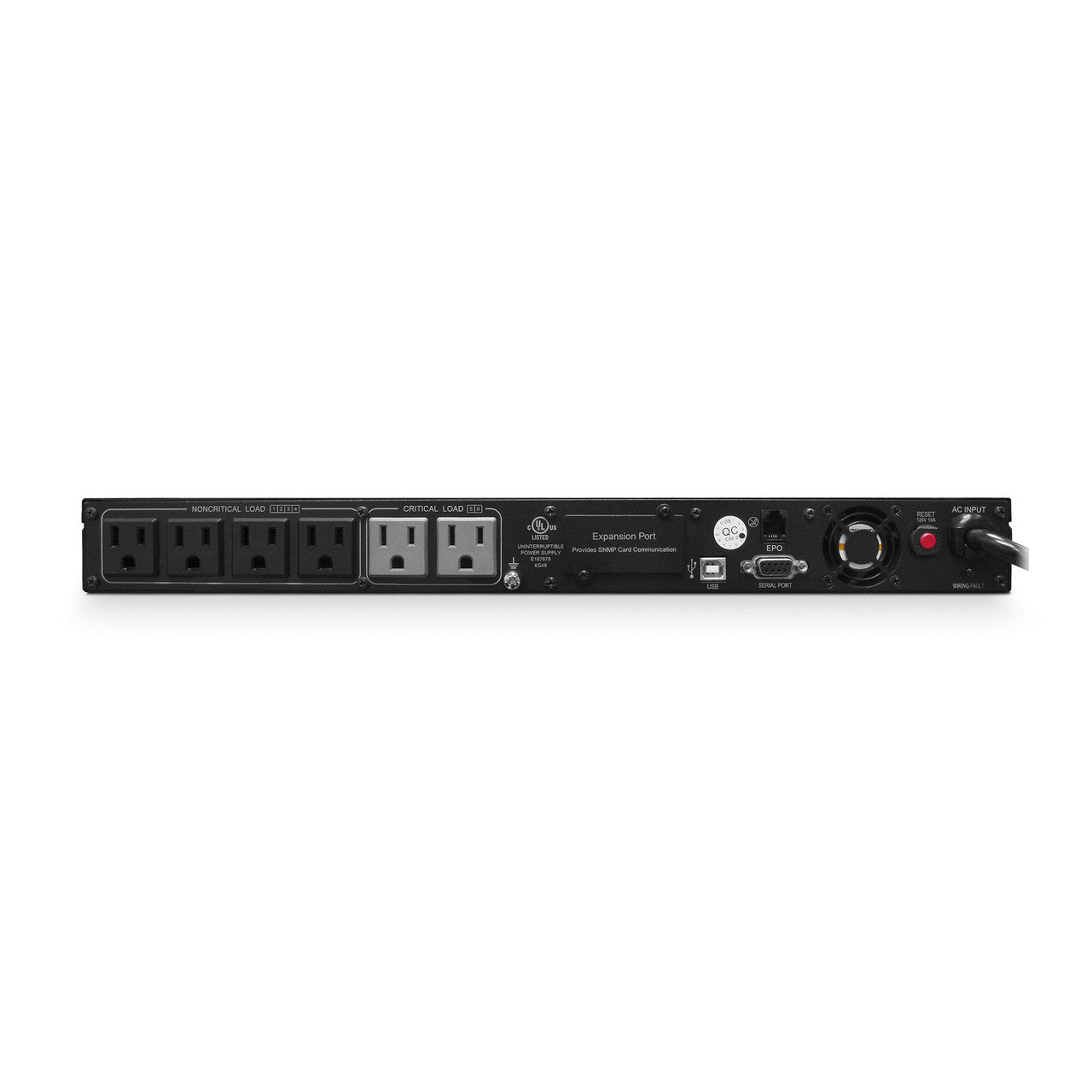 CyberPower PR1000LCDRM1U 1000VA/750W, Pure Sine Wave, 1U, NEMA 5-15P, 10 ft cord, 6 NEMA 5-15R