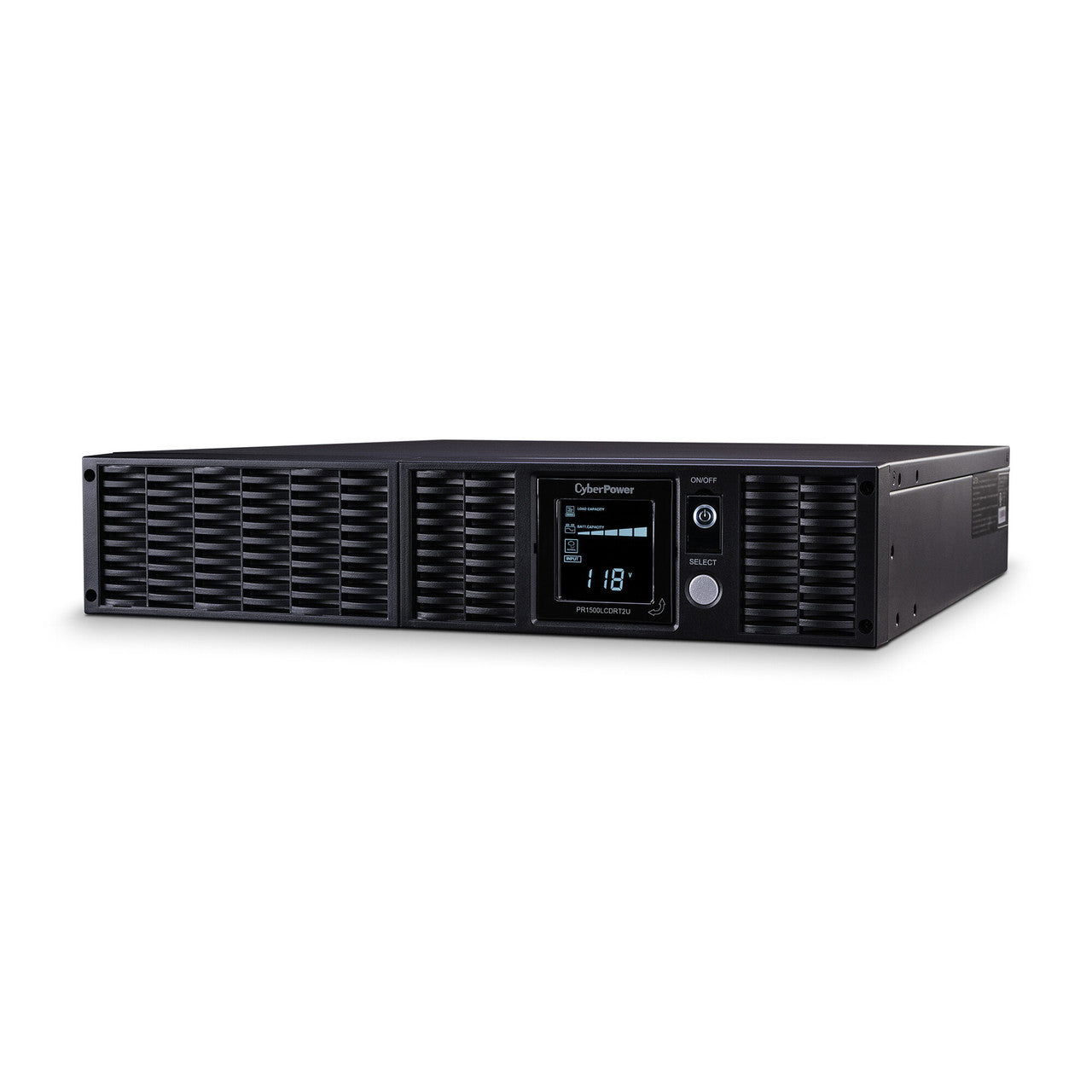 CyberPower PR1500LCDRT2UN 1500VA/1350W Sinewave 8 outlet, SNMP Networked AVR LCD Rackmount