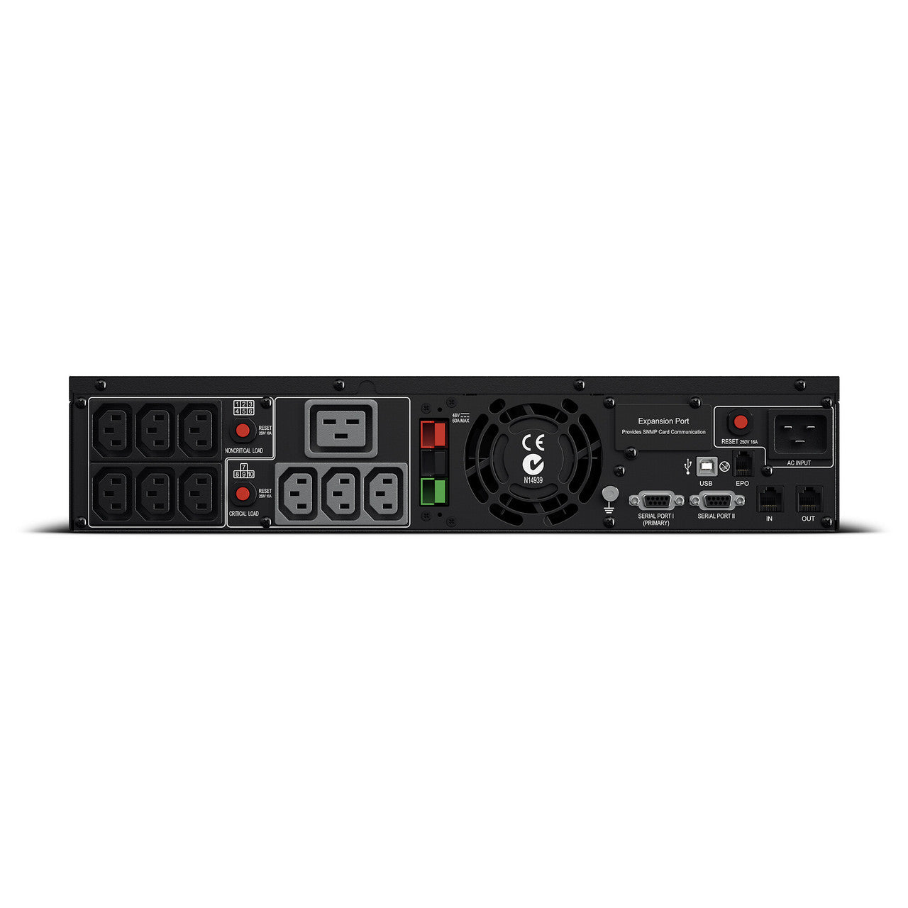 CyberPower PR2200ELCDRTXL2U 2200VA/1650W 230V Sinewave 10 IEC outlet, Extended Battery, LCD AVR Rackmount