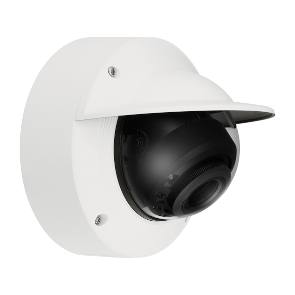 Picture of installed Weather Cap on camera