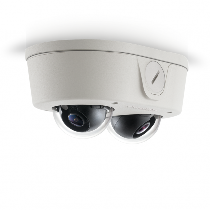 Arecont Vision AV4656DN-28 MicroDome Duo, 2 Sensor Camera, 4 Megapixel Total, WDR, Remote Focus & Day/Night H.264/MJPEG (ARE-AV4656DN-28)