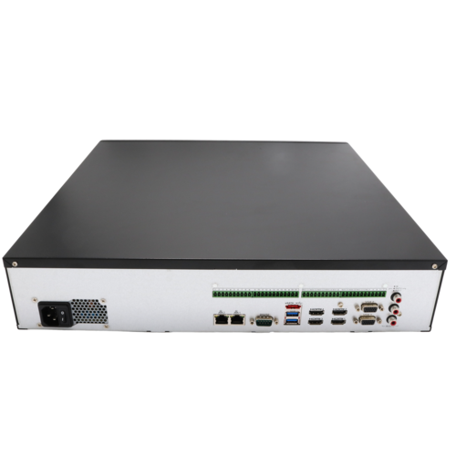Luminys R68-32NA128 R6 Extreme Series NVR, 32MP 32 Channel 2U Dual NIC, 8SATA, Analytics by Recorder Including Metadata, LumiSearch Supported, 128TB