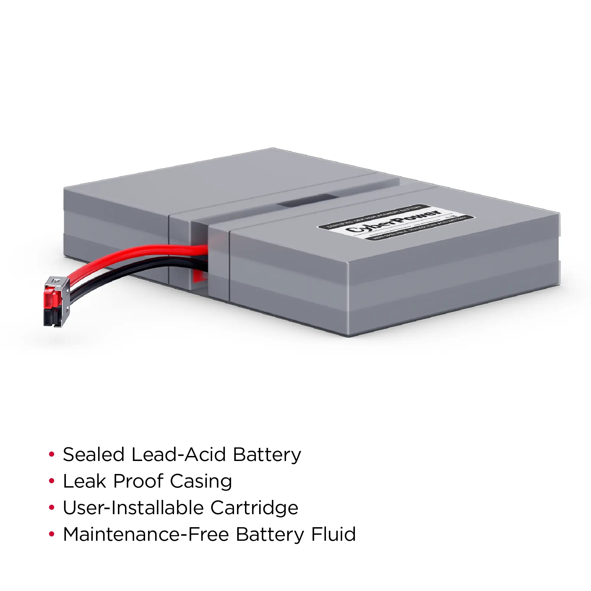 CyberPower RB0690X2A CYBERPOWER UPS PREPLACEMENT BATTERY, 2 X 6V/9AH BATTERIES, 18-MONTH WTY