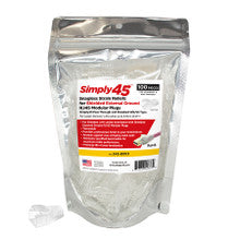Simply45 SIM-S45-B003 Strain Reliefs for All S45 Brand Shielded External Ground Mod Plugs. -100pcs/Bag