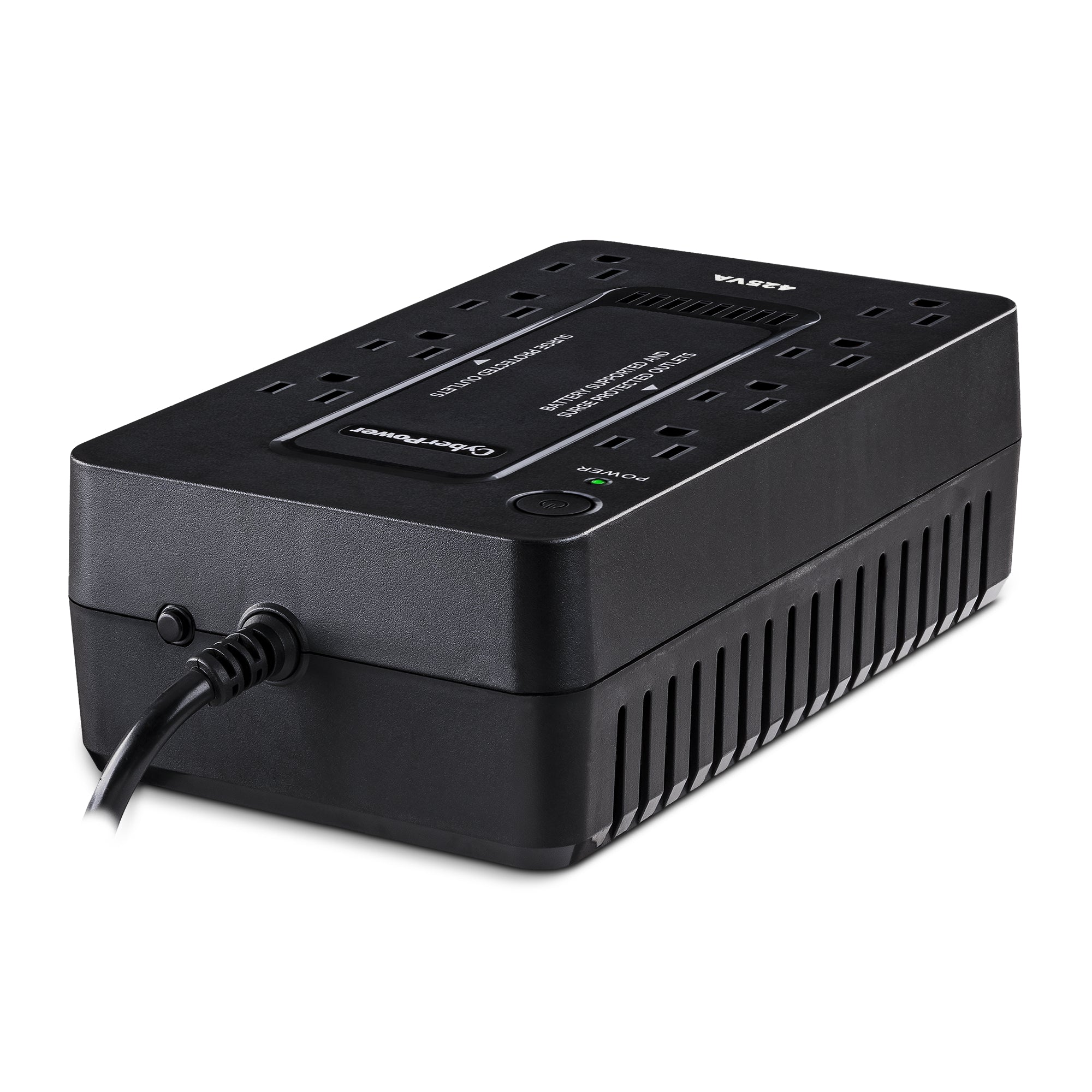 CyberPower ST425 425VA/260W, Standby UPS, Compact, 120V, (8) NEMA 5-15R Outlets