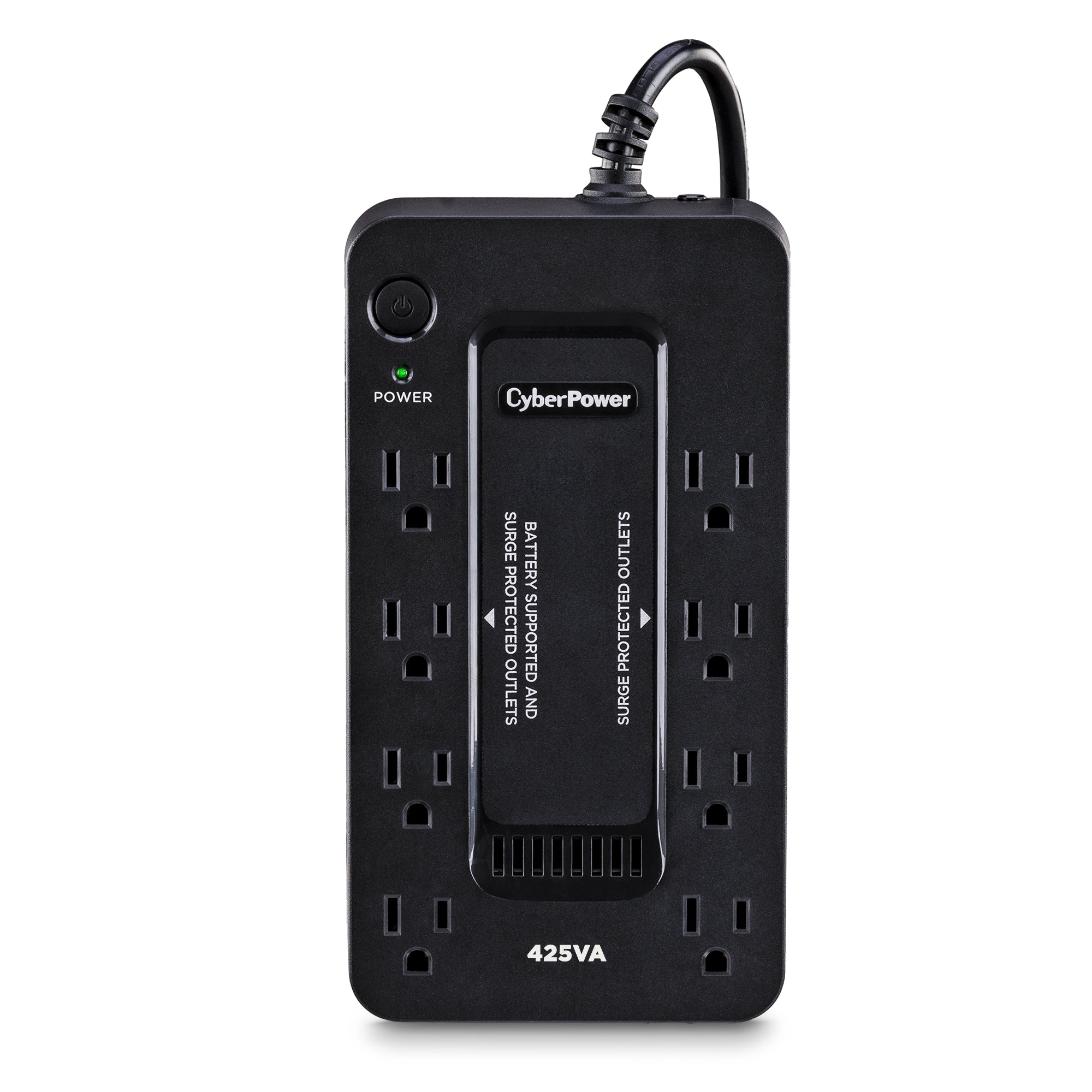 CyberPower ST425 425VA/260W, Standby UPS, Compact, 120V, (8) NEMA 5-15R Outlets