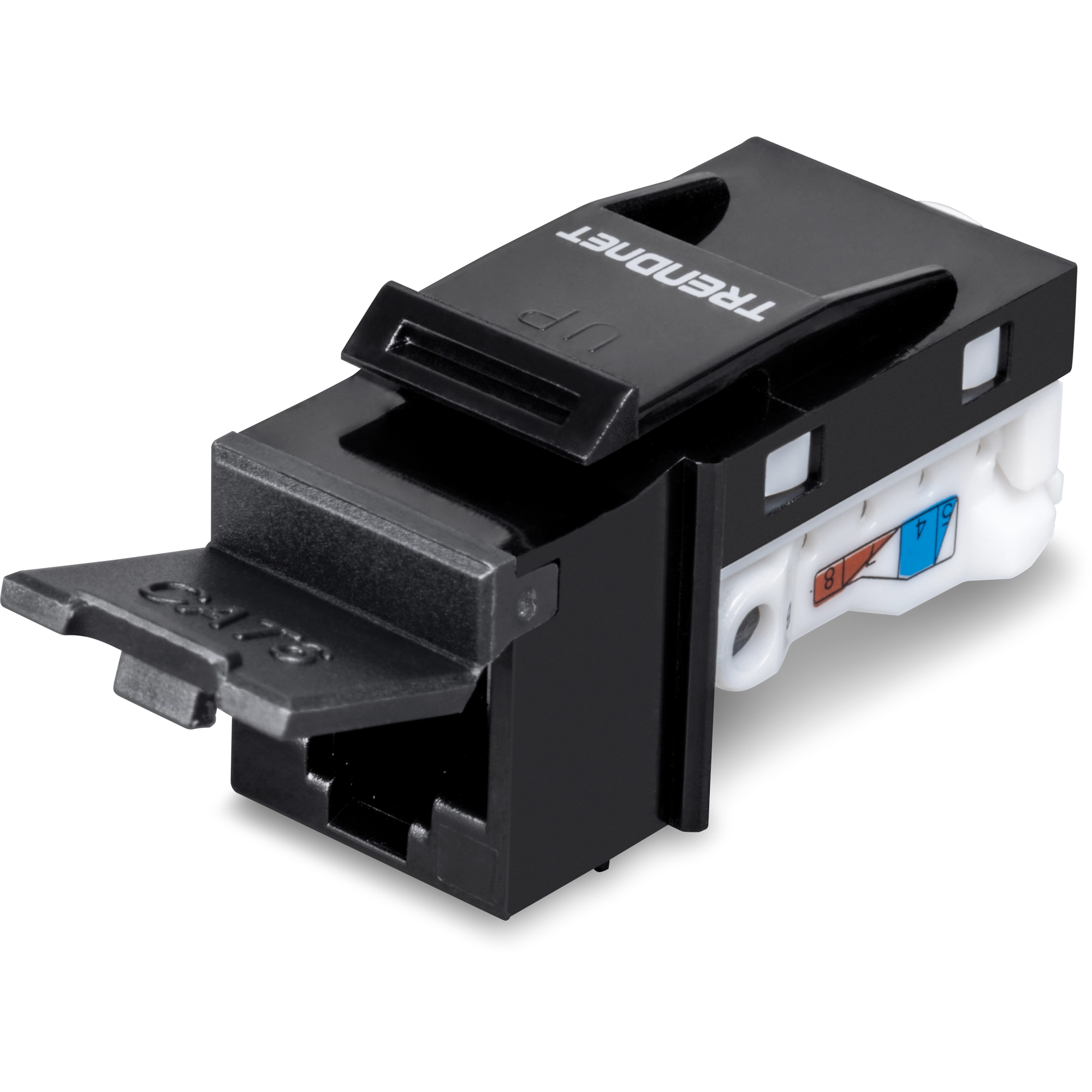 TRENDnet TC-K25C6BK 25 Pack Cat6 RJ-45 Keystone Jack, Black