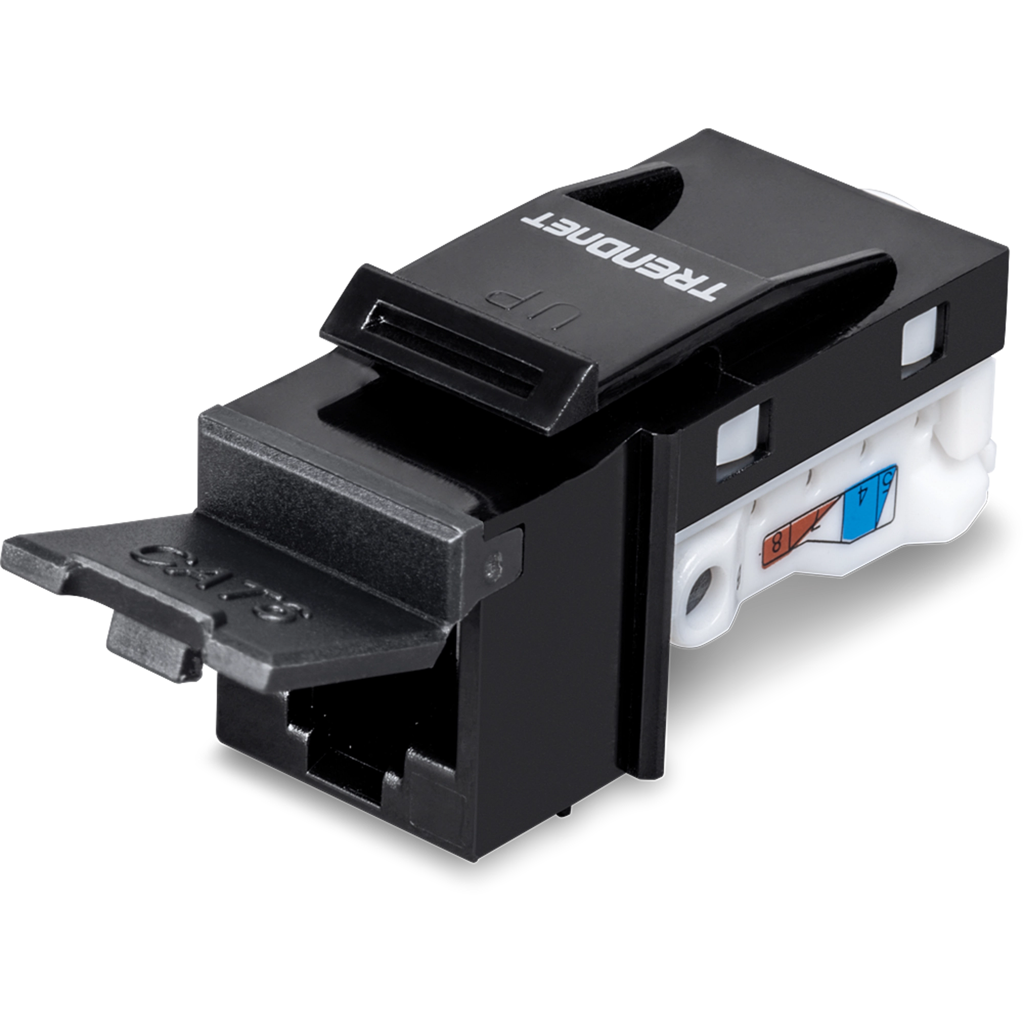 TRENDnet TC-K50C6BK 50 Pack Cat6 RJ-45 Keystone Jack, Black