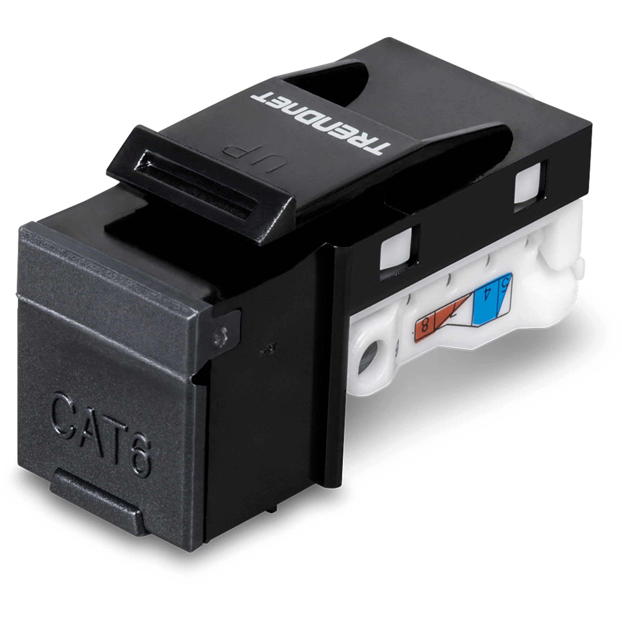 TRENDnet TC-K50C6BK 50 Pack Cat6 RJ-45 Keystone Jack, Black