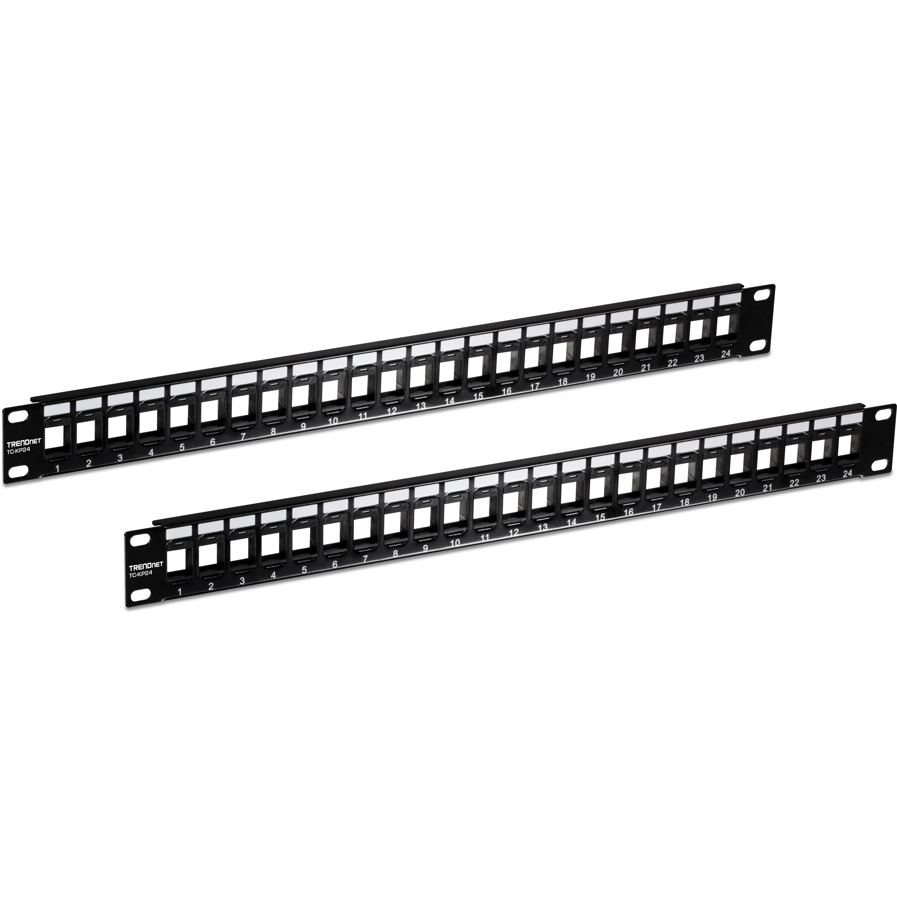 TRENDnet TC-KP24/2 2-Pack 24-Port Blank Keystone 1U Patch Panel
